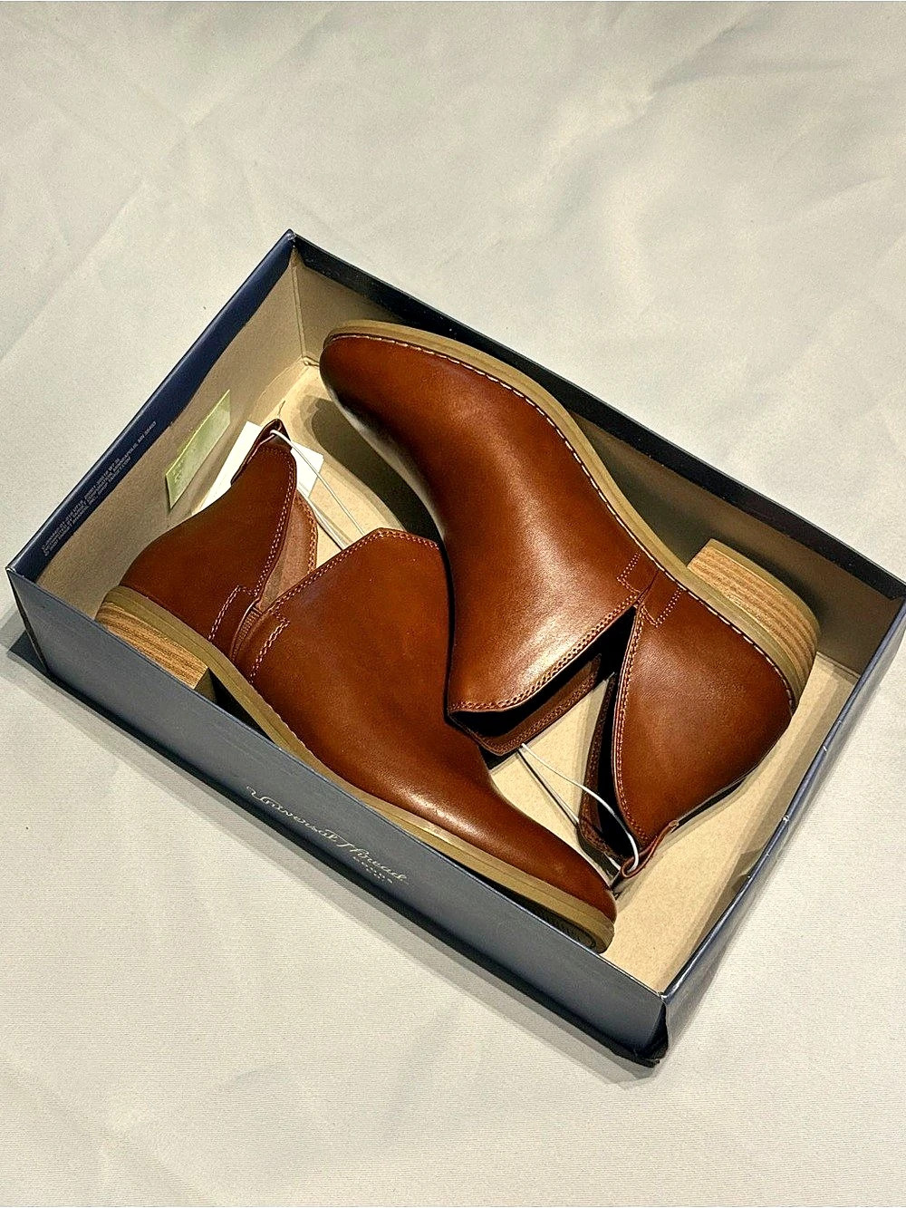 Naturalizer Memory Foam Leather Slip-On Flats Brown US 7 NWT